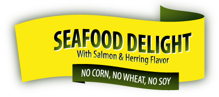 SEAFOOD DELIGHT - WITH SALMON & HERRING FLAVOR - NO CORN, NO WHEAT, NO SOY